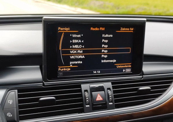 Audi A6 cena 60900 przebieg: 114000, rok produkcji 2014 z Łódź małe 277